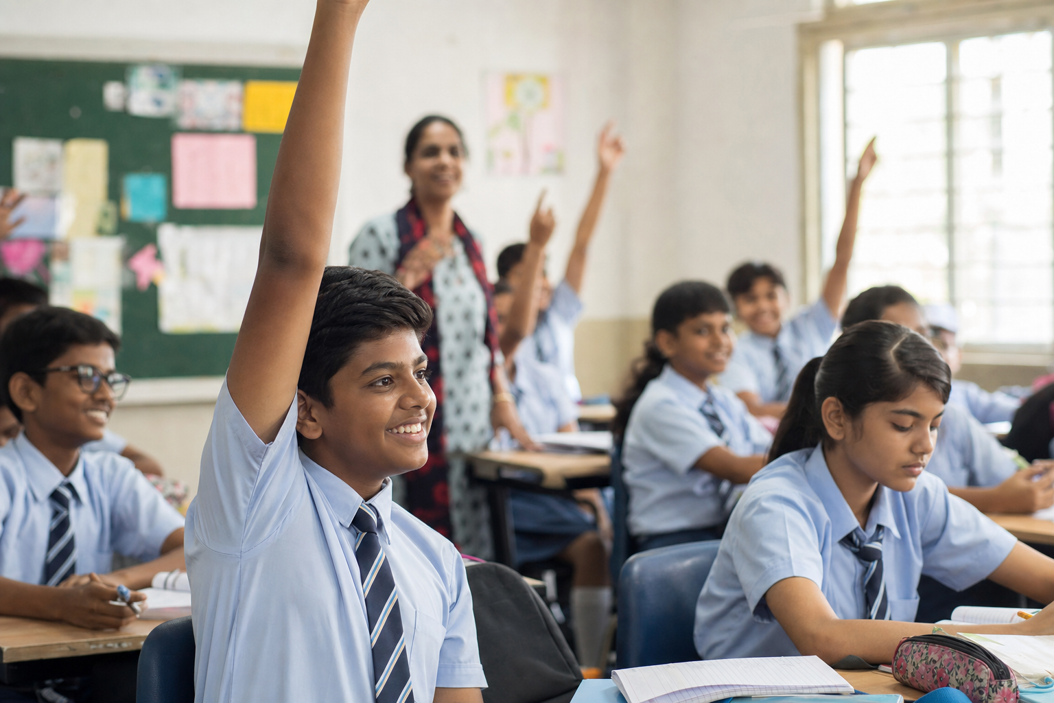 Students learning money management in a financial literacy workshop